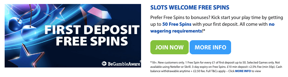 GBO slots welcome free spins