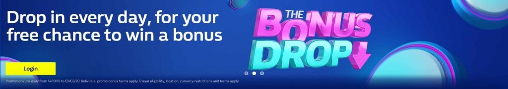 William Hill Bonus Drop