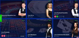 William Hill Live Dealers