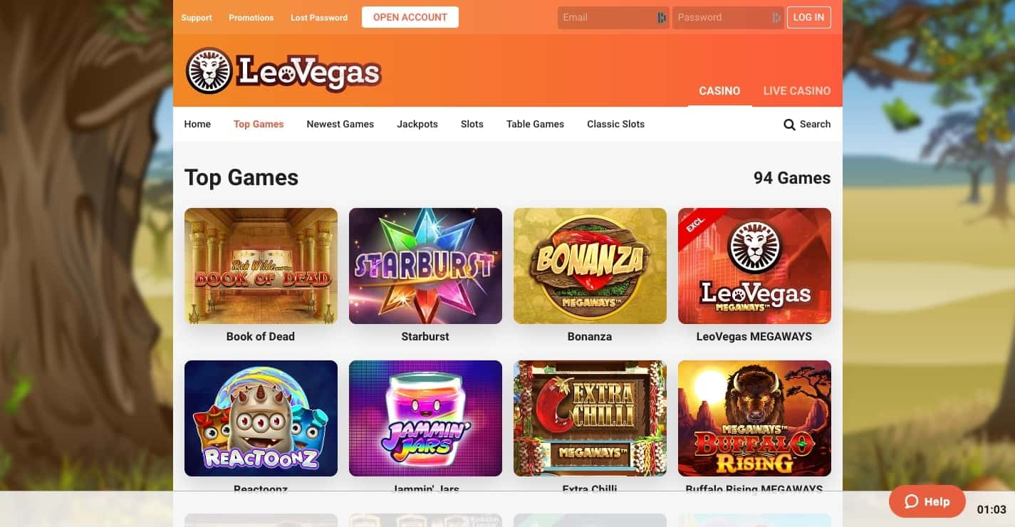 leovegas game