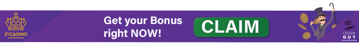 21 casino bonus