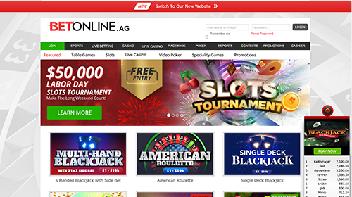 bet online live casino