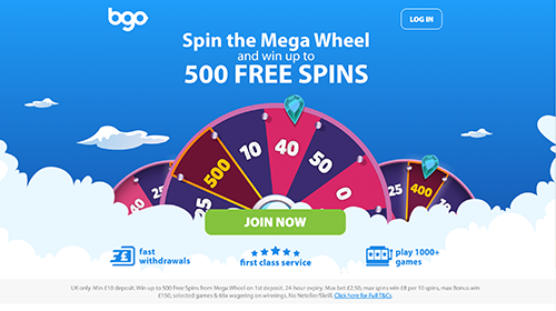 bgo casino join