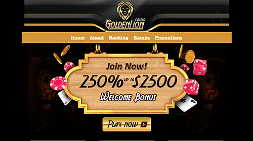 golden lion casino join