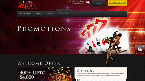 lucky red casino promotions