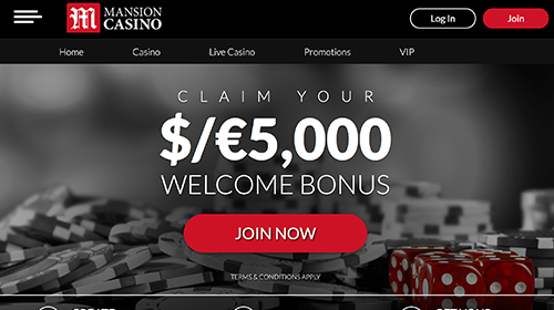 mansion casino online