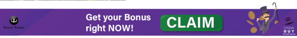 bannière bonus royal panda