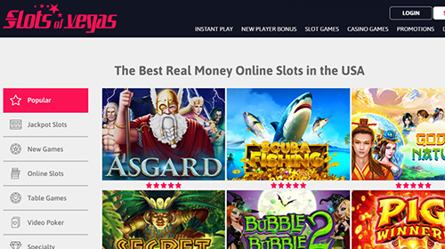 slots of vegas casino games