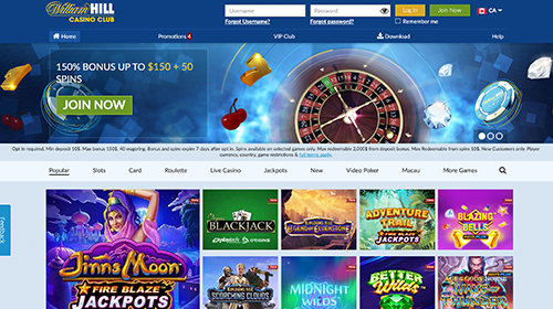 william hill casino online