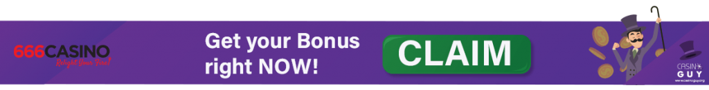 banner 666 casino bonus