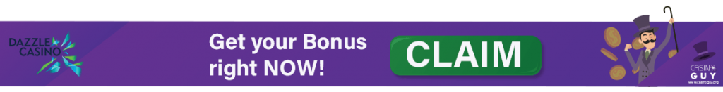 banner dazzle casino bonus