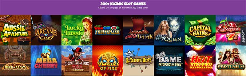 Kozmo bingo games screenshot