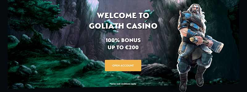 screenshot interface goliath casino