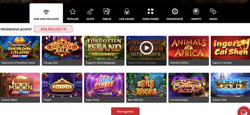 royal vegas casino games screenshot