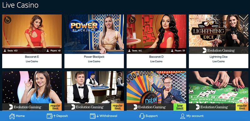 screenshot live casino fun casino